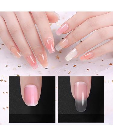 Premium Nail Gel Extension Set - DIY Acrylic Poly-Gel for Perfect Home Nail Art | Quick Building Kit with Double Slide & Scraper - Buy Online on GoSupps.com