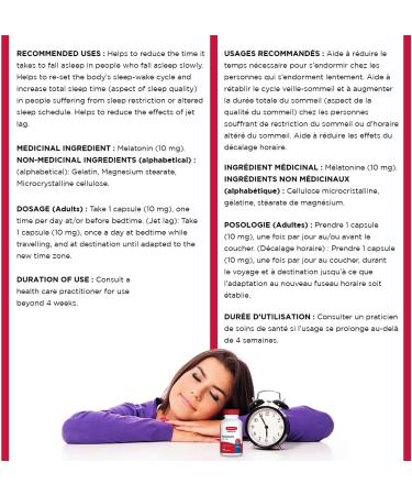 Wampole Melatonin 10 mg Extra Strong Promotes Sleep Quality & Duration (1 Pack) 90 count (Pack of 1) - Buy Online on GoSupps.com