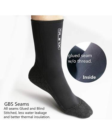 Dizokizo 3mm Neoprene Wetsuit Socks for Men Women - Thermal Anti-Slip | Snorkeling, Swimming, Surfing, Kayaking, Diving - Large - Buy Online on GoSupps.com