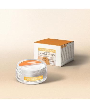 Eye Cream with Advanced Retinol + Peptides + Caffeine for Puffy Eyes and Dark Circles Wrinkles Anti Aging Under Eye Bags Treatment Instant Tightener Fragrance Free (1*set) - Buy Online on GoSupps.com