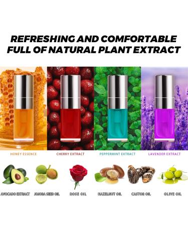 Plumping Lip Oil Set - Hydrating Lip Gloss Bundle with Nourishing Ingredients for Lasting Moisture and Tinted Glow - Non-Sticky Formula with Big Brush Applicator - Transparent Lip Care Kit - Buy Online on GoSupps.com