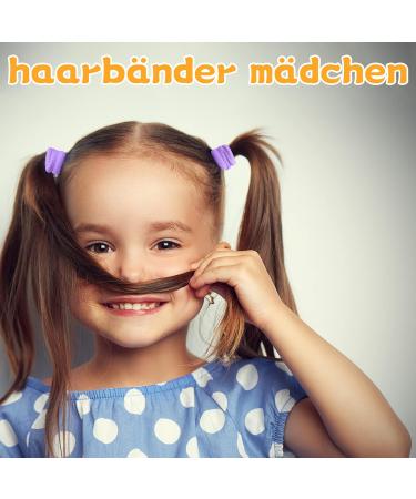 Realure 200 Mini Colorful Hair Ties for Girls & Babies | Soft Elastic Rubber Bands for Braid Accessories - Buy Online on GoSupps.com