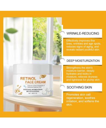 rabuu Refined Care Anti-Aging Face Cream: Reduce Wrinkles Fine Lines & Age Spots Daily Hydrating Moisturizer For All Skin Types Lightweight Non-Greasy Formula - Buy Online on GoSupps.com
