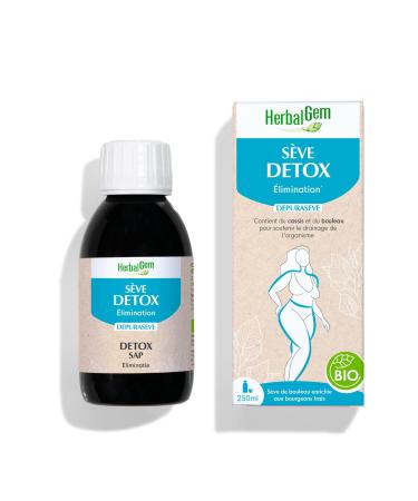 HerbalGem - Depuras ve - Detox - Based on Fresh Birch Sap - Enriched with Birch Buds and Blackcurrant - Certified Organic