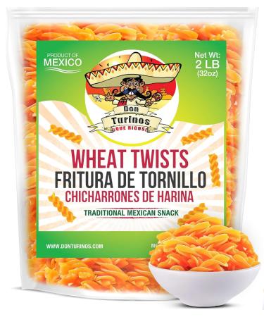 Duritos (Duros) Mexican Wheat Pellet Twists 2LB - Fritura De Tornillo - Traditional Fried Snack- by Turinos - Buy Online on GoSupps.com