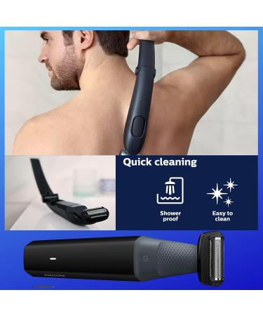 Philips Norelco Body Groomer Series 3000: Showerproof Men s Body Shaver & Hair Trimmer with Back Attachment - Buy Online on GoSupps.com