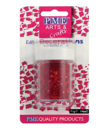 PME glittering flakes - red 7 g
