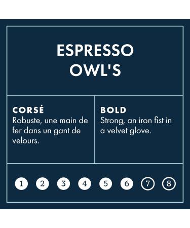 Virgin Hill Coffee - Espresso Owl's - Bold Intensity & Medium Roast - Half Pound of High-Grade Coffee Beans - 8oz / 227 grams Whole Bean 8 oz. / 227 grams - Buy Online on GoSupps.com