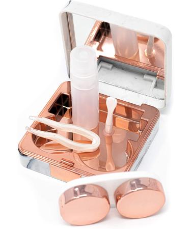 EYELOV Cute Marble Mini Contact Lens Travel Case Kit - Rose Gold - Buy Online on GoSupps.com