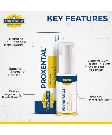 ProXental Dental Gel - Xylitol & Aloe Vera Oral Gum Care | Sensitive Teeth Fresh Breath & Enamel Support - 30ml Travel Size - Buy Online on GoSupps.com