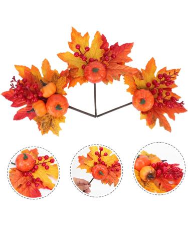 TOPBATHY 9 Pcs Maple Pumpkin Plugin Desk Top Decor Halloween Home Decor Home Decorations Fake Pumpkin Ornaments Festival Pumpkin Decoration Fall Wreath Fall Decor Vase Plastic Pine Cones - Buy Online on GoSupps.com