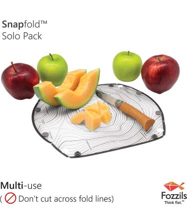 Fozzils Snapfold Solo Pack - Compact Cup, Bowl, Dish Set in Mist Color - Buy Online on GoSupps.com