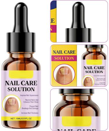 Nail care solution nourishing thickening solution 15 ml nail strengthening drops hand and foot care nourishing formula for women men teenagers athletes - Buy Online on GoSupps.com