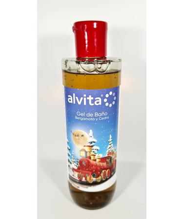Alvita Alvita Bath Gel 250ml Aroma Bergamot and Cedar Christmas Design Special Christmas Size