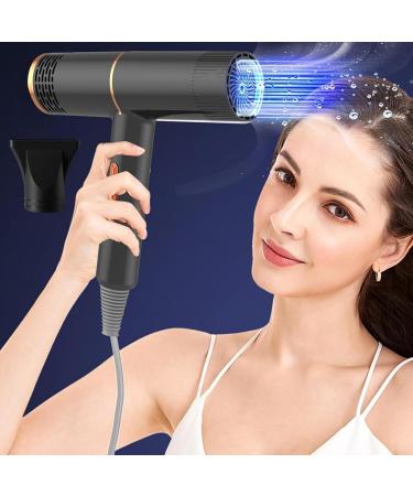 Electric Hair Dryer High-Power Electric Hair Dryer Home Hair Dryer Hot Wind Comb Hair Salon Blowing Comb 3 Mode Wet and Dry (Black) - Buy Online on GoSupps.com