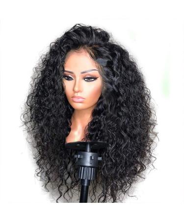 Saupa Real Hair Wigs - Curly Wave Lace Front 24 Inch Brazilian Water Wave Human Hair - Buy Online on GoSupps.com