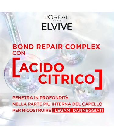 L'Or al Paris LOr al Paris Elvive Bond Repair PreShampo Treatment for Damaged Hair Formula with 12 Citric Acid Structures and Fortifications 2x 200ml - Buy Online on GoSupps.com