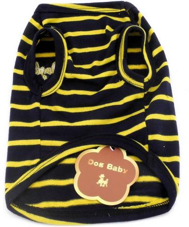 Paidful Summer Striped T-Shirt for Small Dogs & Cats - Sleeveless Cotton Tee for Chihuahua & Yorkshire - Shop Now! - Buy Online on GoSupps.com