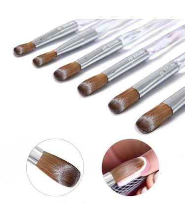 Yasterd 100% Kolinsky Acrylic Nail Brush Size 8 - Professional Multi-Crystal Handle for Acrylic Application and Nail Art - Buy Online on GoSupps.com