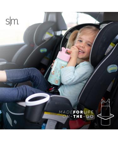 Simple Modern Baby Shark Kids Water Bottle with Straw | Insulated Stainless Steel Tumbler | Summit Collection 14oz for Toddlers - Boys & Girls - Buy Online on GoSupps.com