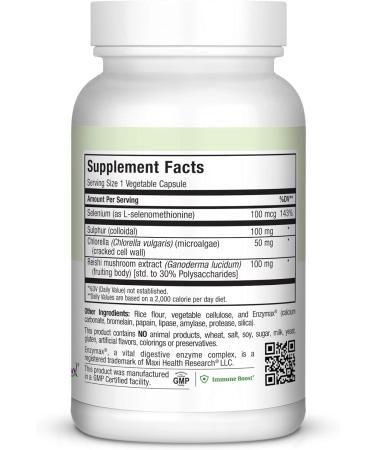 Maxi Health Selenium, Sulphur & Reishi Mushroom Capsules - Heart & Prostate Health - 60ct - Kosher Compliant - Buy Online on GoSupps.com