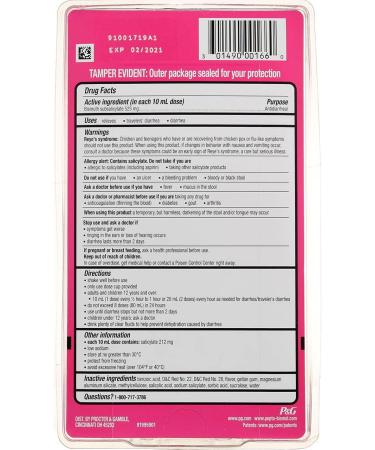 Pepto-Bismol Cherry Diarrhea Liquid - Fast Relief, 4 oz - Buy Online on GoSupps.com