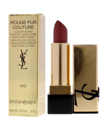 Yves Saint Laurent Rouge Pur Couture Satin Lipstick N12 Nude Instinct - Buy Internationally - 0.13 oz Women's Lipstick - Buy Online on GoSupps.com