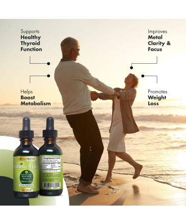 Nascent Iodine Supplement - High Potency Liquid Drops - Non-GMO & Gluten-Free - 30 ml - Buy Online on GoSupps.com