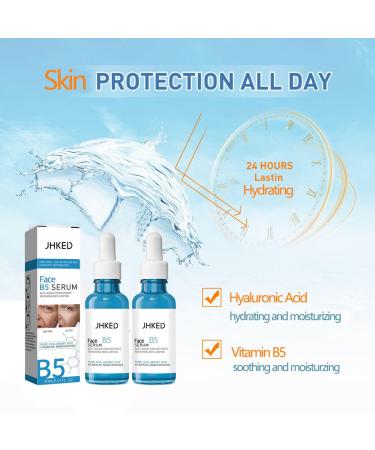 2pcs Face B5 Serum in a Bottle Instant Face Tightening Anti Aging Serum Solution Facial Serum for Fade Fine Lines - Buy Online on GoSupps.com