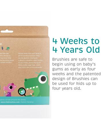The Brushies Baby & Toddler Toothbrush Gift Set - Set of 4 Brushes with Storybook - Buy Online on GoSupps.com