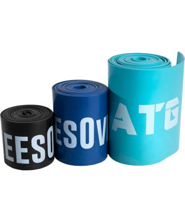 Knees Over Toes Guy ATG Floss Bands - Sapphire Blue Medium Workout & Stretch Bands for Mobility Recovery Improved Circulation & Soreness Relief - Buy Online on GoSupps.com