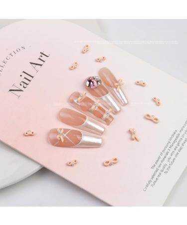 FEIlei 10Pcs 3D Bow Nail Art Decorations Bowknot Nail Accessories Nail Charms Nail Art - Buy Online on GoSupps.com