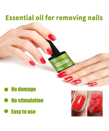 2pcs Nail Gel Polish Remover 15ml - Light Smell Harmless Professional Cleaner - Quickly Removes Polish Ideal Gift for Beginners Saves Time - Buy Online on GoSupps.com