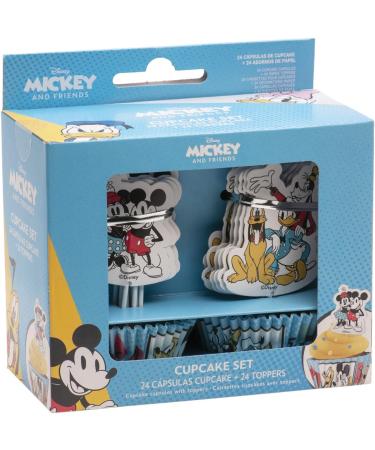 Dekora - Mickey & Friends Cupcake Decoration Kit with Decorative Paper Toppers - 24 Units - Buy Online on GoSupps.com