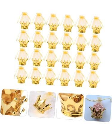NUOBESTY 24pcs Crown Wedding Candy Gauze Bag Candy Bags Cookie Container Yarn Bags Storage Box Cake - Buy Online on GoSupps.com