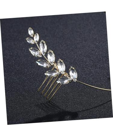 Ipetboom Flower Girl Hair Accessories for Wedding Hair Accessory for Girls Wedding Hair Comb Crystal Headpiece Hair Accessories for Girls Bridal Headdress Rhinestones Olive Branch Bride - Buy Online on GoSupps.com