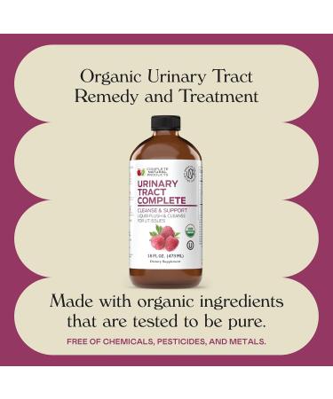 Complete Natural Products Urinary Tract Complete 16oz - Liquid Supplement for Urinary Tract Health with Organic Cranberry, D-Mannose, Beet Root, Fennel Seed, and Turmeric 16 Fl Oz (Pack of 1) - Buy Online on GoSupps.com