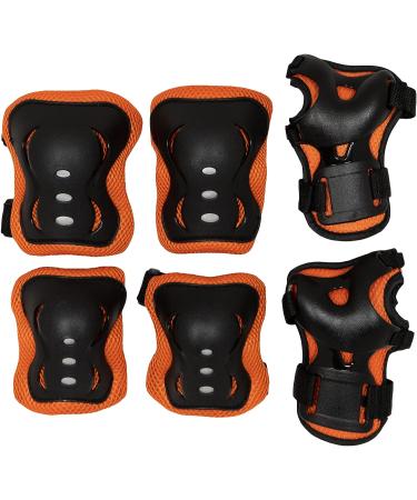 Lenexa Go GRO Adjustable Quad Roller Skate Bundle - Kids Roller Skates - Boys & Girls - Black/Orange - Size Medium (12J-2) - Buy Online on GoSupps.com