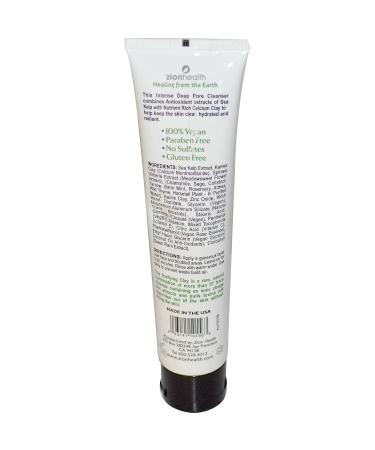 ZION HEALTH Seaweed Clay Mask - 4 Ounce | Revitalize Skin & Natural Ingredients | International Shipping Available - Buy Online on GoSupps.com