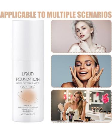  G n rique Moisturizing Foundation Makeup Lightweight Liquid Base Long-Lasting Full Coverage Foundation with Matte Finish Oil Control Concealer for Oily and Dry Skin Smooth Hydrating Face Makeup - Buy Online on GoSupps.com