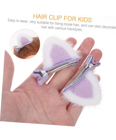 minkissy 5 Pairs Children's Hairpin Cat Ear Hair Barrettes Fox Ear Hair Band Girls Hair Cat Ears Hair Clips Girls Little Girl Hair Clips Hairbows Kids Kitten Stainless Steel Baby Halloween - Buy Online on GoSupps.com