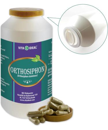 VITA IDEAL Orthosiphon Capsules - 360 Count | Pure Orthosiphon Stamineus Powder - Additive-Free Daily Dose of 540mg - Buy Online on GoSupps.com