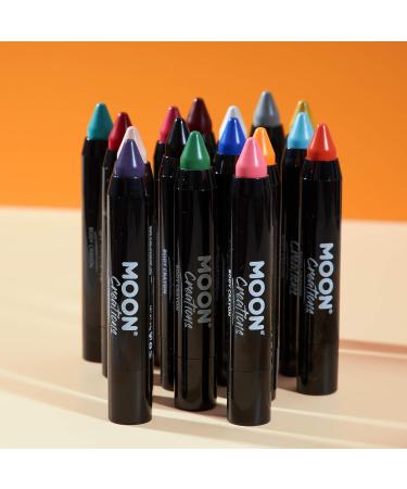 Moon Creations Face Color Code 3.2g - Sweatproof Water-Resistant Makeup for Costumes & Festivals | Cruelty-Free Facial Color for Kids & Adults (Brown) - Buy Online on GoSupps.com