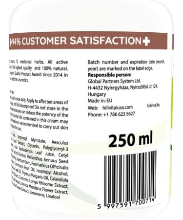 HillVital Rheumatic Arthritis Pain Gel - Extra Strength Turmeric & Arnica Cream for Joint & Muscle Pain Relief Natural Rheumatoid Arthritis Solution - Buy Online on GoSupps.com