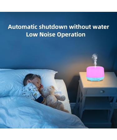Diffofe 300ml Essential Oil Diffuser with Remote Control - Cool Mist Air Humidifier, 7 LED Colors, 4 Timer Settings - Bedroom Home Aromatherapy (Blue) - Buy Online on GoSupps.com