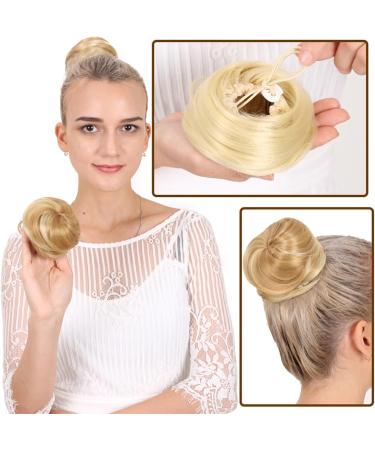 Messy Bun Hair Piece for Women Straight Hair Bun Chignon for Women Synthetic Hairpieces Short Ponytail Hair Extensions Elastic Drawstring Ponytail Hair Bun Extensions Fake Hair Accessories for Women 588 - Buy Online on GoSupps.com