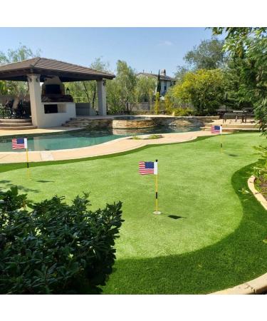 KINGTOP US Golf Flag - Double-Sewn American USA Flag for Putting Green - 420D Nylon Mini Pin Flag - 1 Pack - Buy Online on GoSupps.com