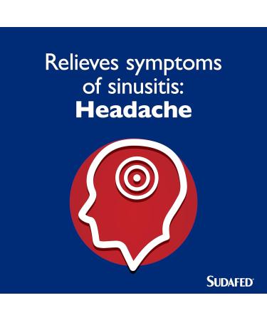 Sudafed Sinus Max Strength Capsules Relieves Sinus Pressure and Pain Relieves symptoms of Blocked Nose Headache Fever Aches and Pain pack of 16 - Buy Online on GoSupps.com