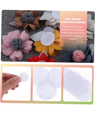 COHEALI 4000 Pcs Non-woven Gasket Resin Hair Clips Diy Hair Pin Cushion Handmade Headdress Material Backing - Buy Online on GoSupps.com