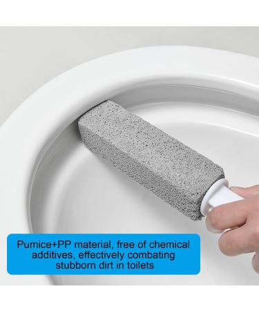 Zuofan Pumice Stone Cleaning Tool - 2 Piece Toilet Cleaner with Handle Effective Toilet Stain Remover & Brush Replacement - Buy Online on GoSupps.com